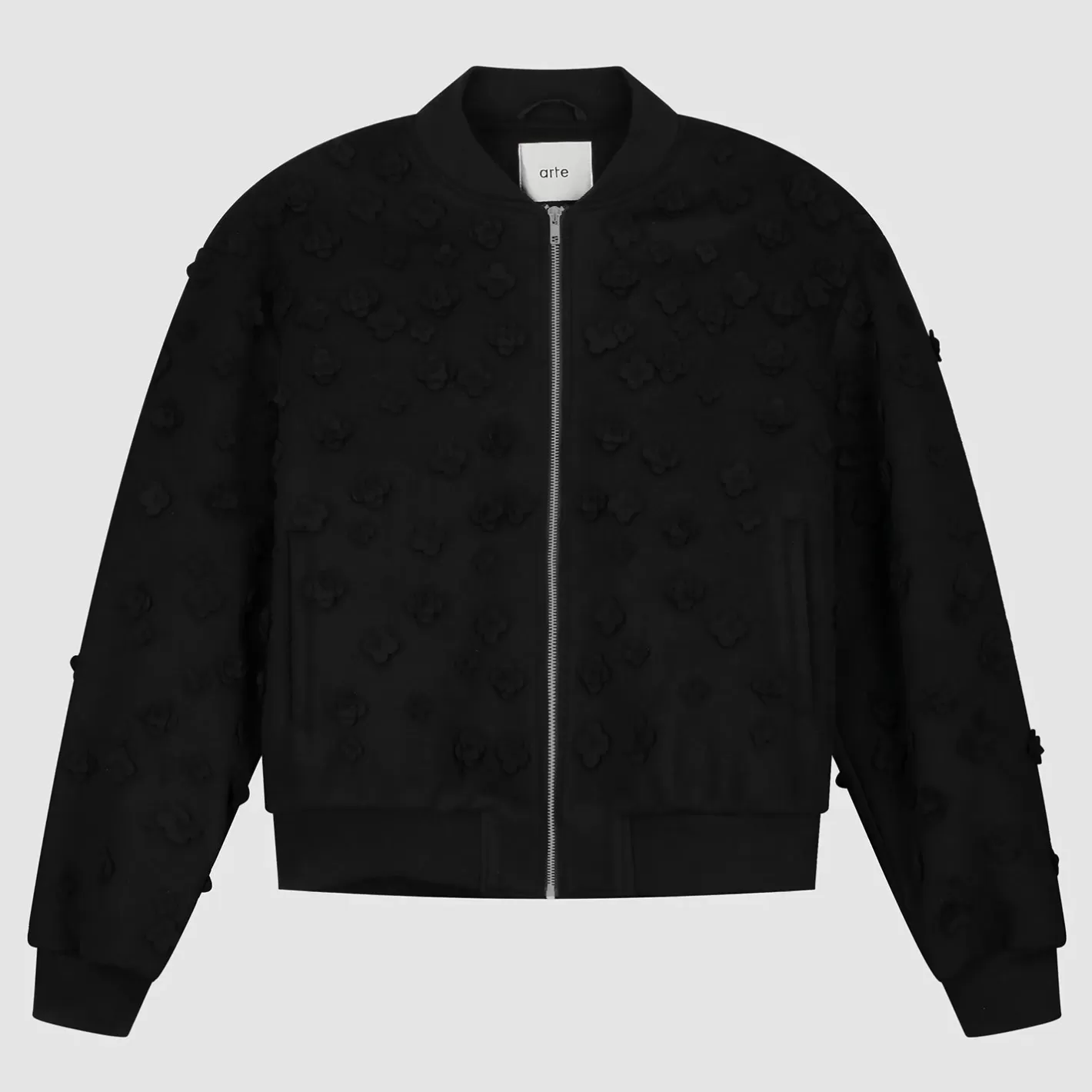 Shop Blouson bombardier à fleurs - Vestes