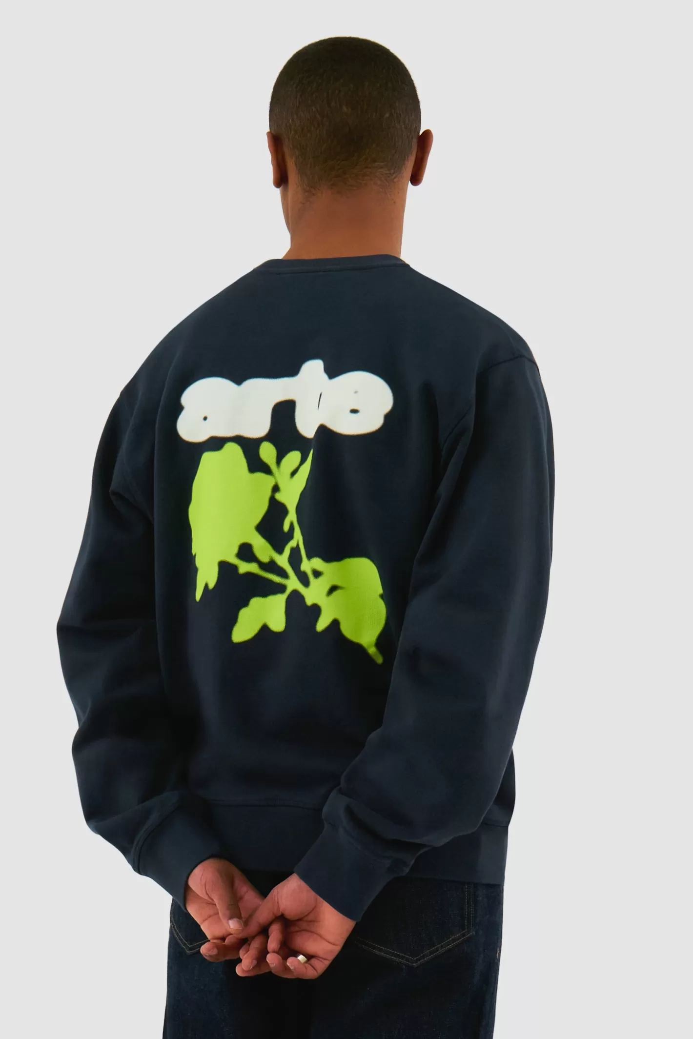 New Blur Flower Crewneck - Sweaters