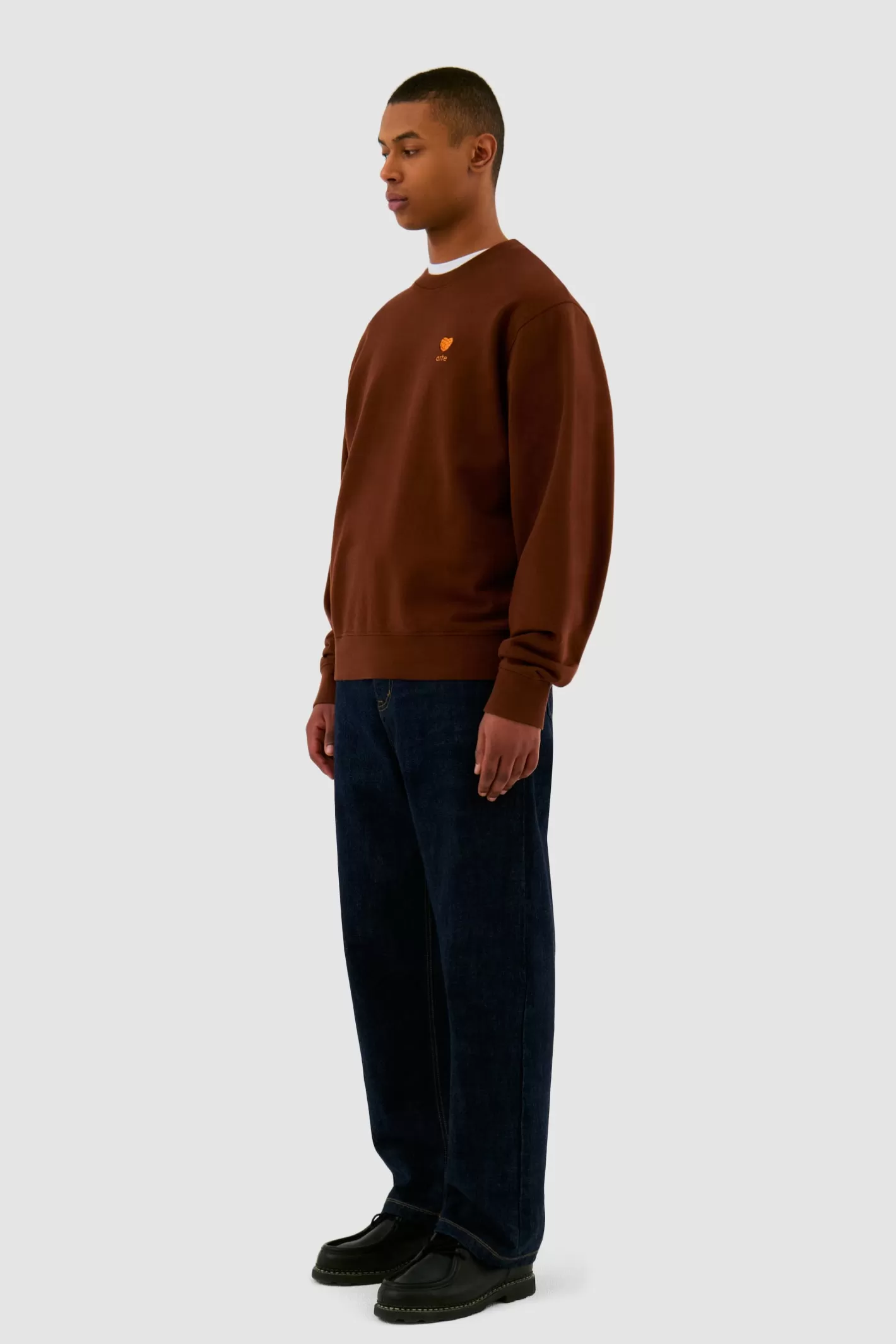 Store Col ras du cou à fleurs en forme de cœur - Sweaters | Ensembles
