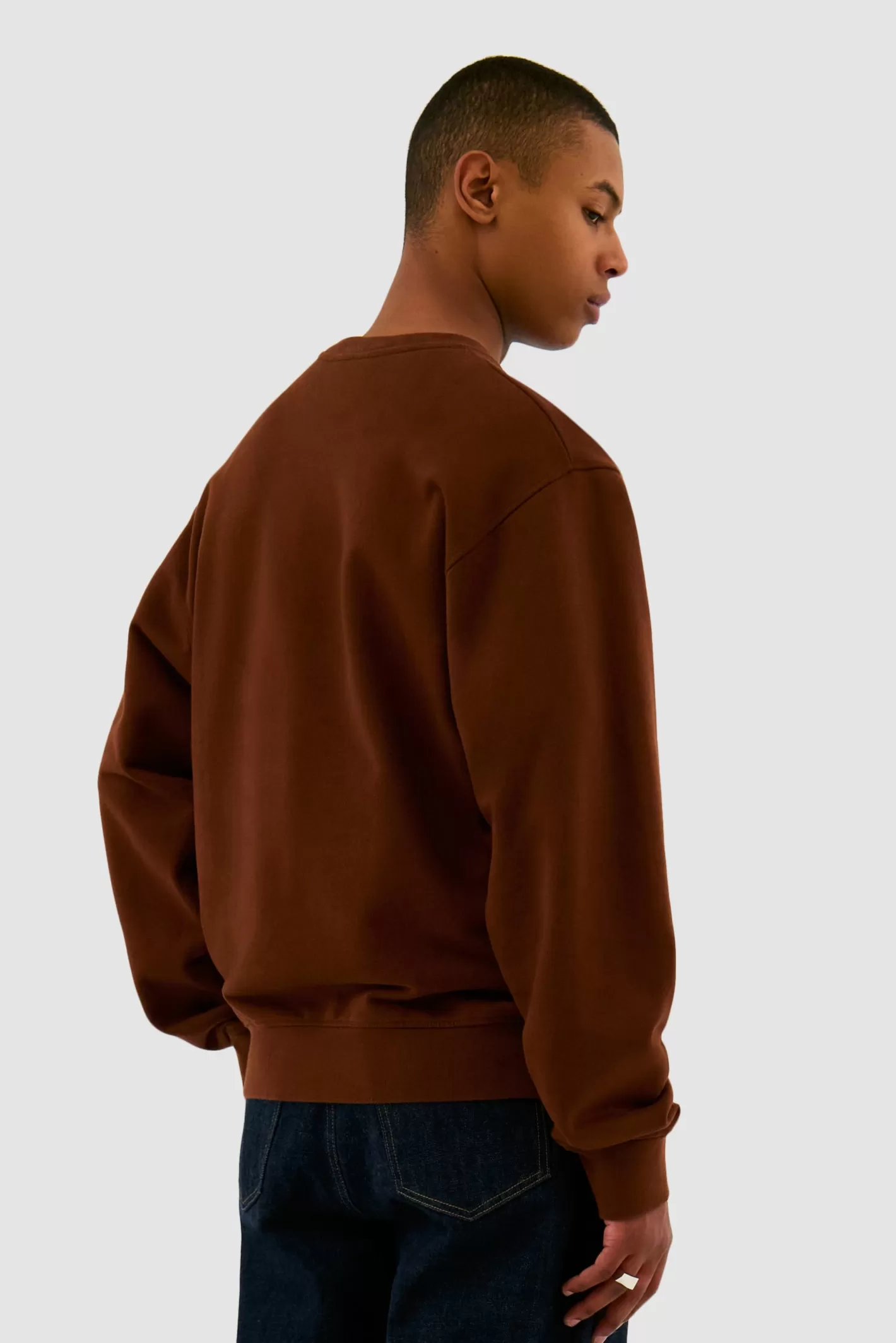 Store Col ras du cou à fleurs en forme de cœur - Sweaters | Ensembles