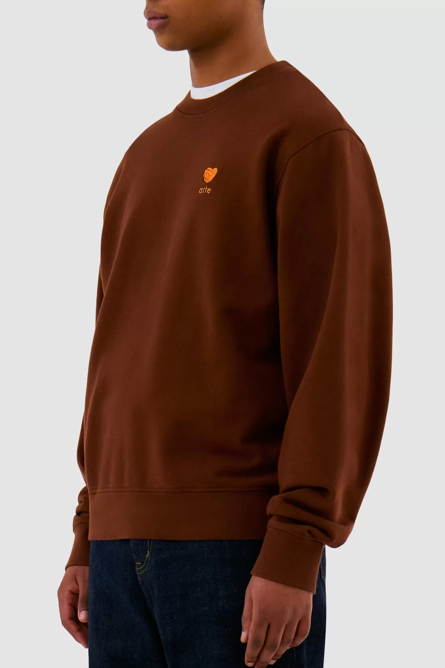 Store Col ras du cou à fleurs en forme de cœur - Sweaters | Ensembles