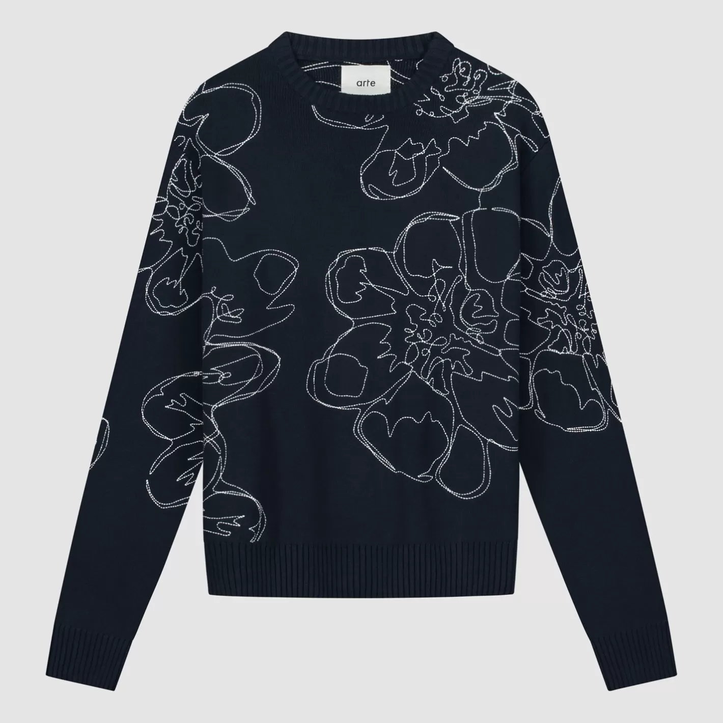 Sale Tricot à fleurs brodées - Mailles | Sweaters