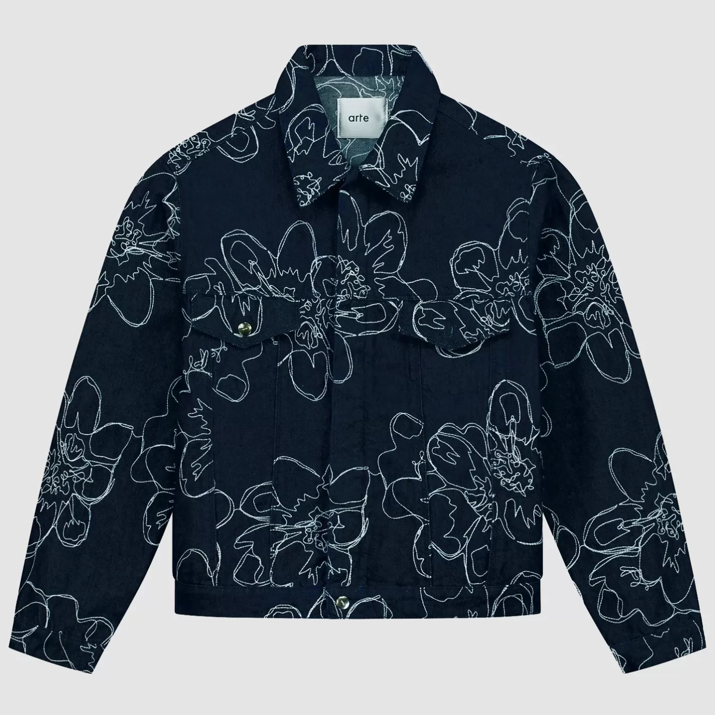 Outlet Veste en jean à points de fleurs - Ensembles | Vestes